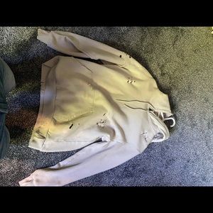 Cut Kanye west diy hoodie